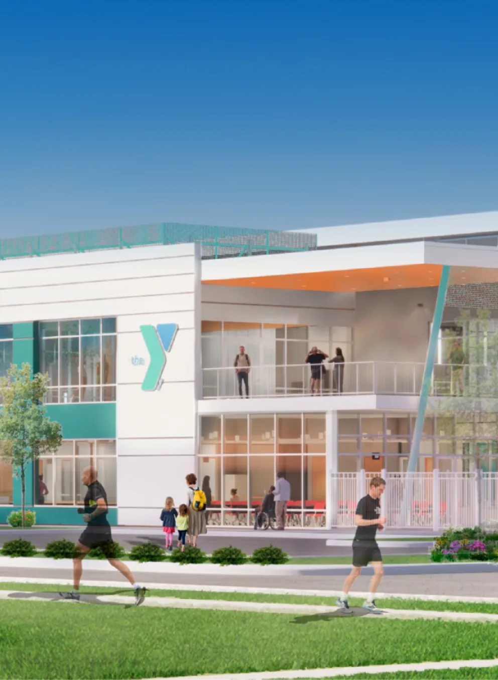 Wesley Chapel front of building rendering