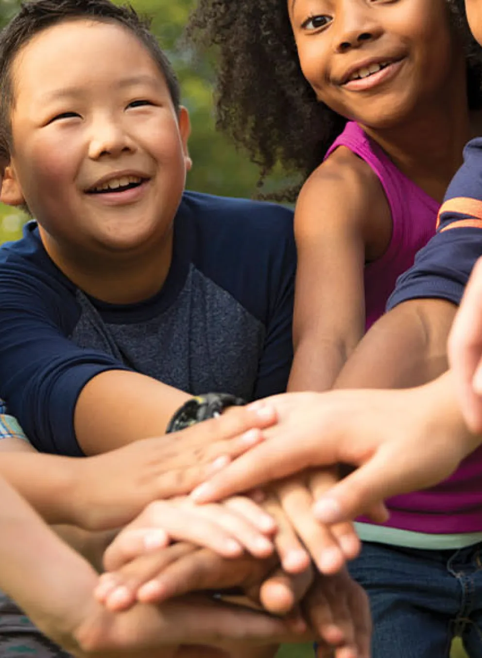 Huddle up at Tampa Y Summer Camp!