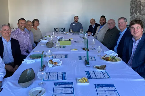Tampa Y CEO, Creative Contractors, Fleischman-Garcia Architects, Real Building Consultants, The Phoenix Agency and Spurlinos celebratory lunch