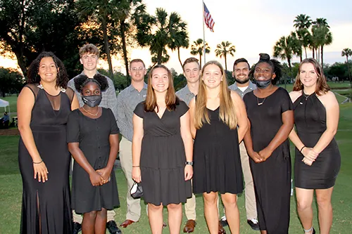 First Tee Tampa Bay teens on golf course at the 2021 gala