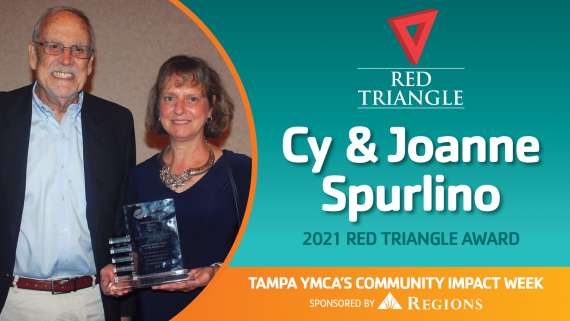 2021 Red Triangle Award winners CY & Joanne Spurlino