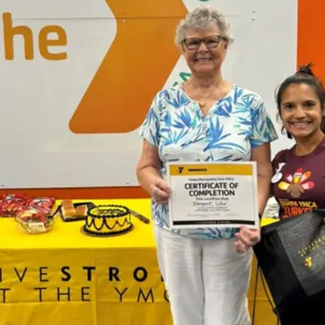 A recent LIVESTRONG graduate from our Northwest YMCA.