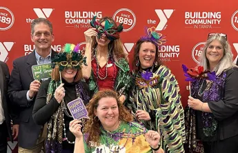 Mardi Gras event at New Tampa family YMCA