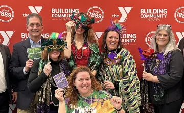 Mardi Gras event at New Tampa family YMCA