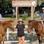 Horseback riding at YMCA Camp Cristina